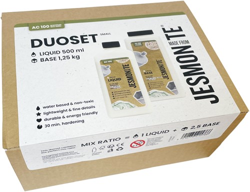 Jesmonite Jesmonite AC100 Box Duoset 500ml Vloeistof en 1250gr Basis