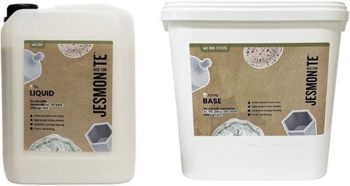 Jesmonite Jesmonite AC100 Duoset Emmer 5L Liquid & 12,5Kg Base
