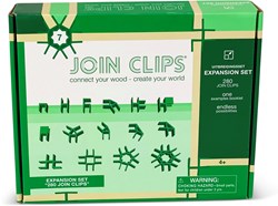JOIN CLIPS constructiespeelgoed Uitbreidingsset 280 JOIN CLIPS (koppelstukken om te bouwen met KAPLA)