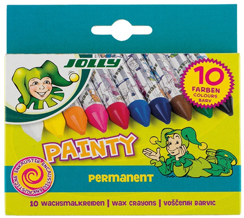Jolly Jolly Painty Waskrijtjes 10 stuks