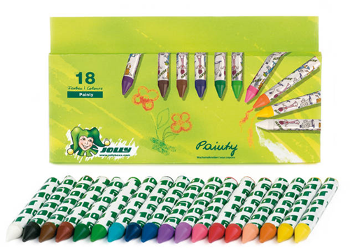 Jolly Jolly Painty Waskrijtjes 18 stuks