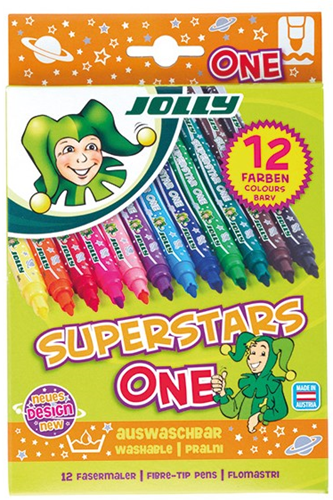 Jolly Jolly Superstar One Markers 12 kleuren