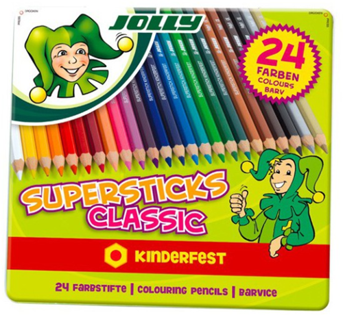 Jolly Jolly Supersticks Classic kleurpotloden 24 stuks