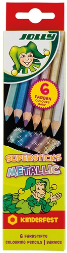 Jolly Jolly Supersticks Metallic 6 stuks