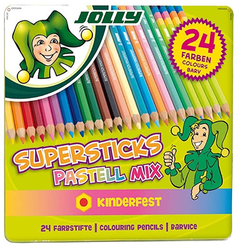 Jolly Jolly Supersticks Pastel kleurpotloden 24 stuks