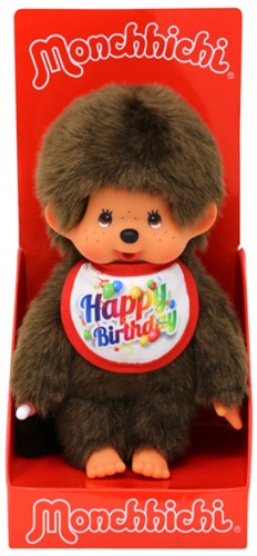 Monchhichi Meisje Happy Birthday (20cm)-3