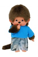 Monchhichi knuffel jongen street fashion pluche pop 20cm-2