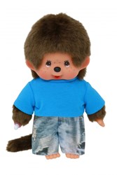 Monchhichi knuffel jongen street fashion pluche pop 20cm