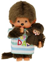 Monchhichi knuffel Super Dad jongen pop 20cm pluche speelgoed-3