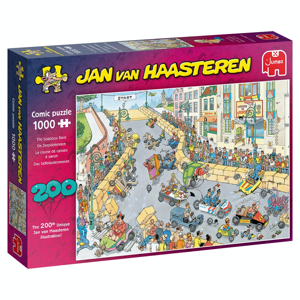 Becks mosterd Melodramatisch Jumbo puzzel Jan van Haasteren De Zeepkistenrace - 1000 stukjes kopen?