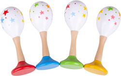 BigJigs houten sambaballen muziekinstrument voor kinderen
