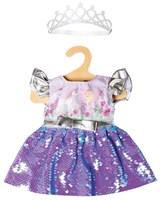 Heless babypop jurk Fee & Eenhoorn pailletten 28-35cm multicolor-3