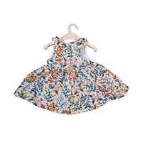Hollie poppenjurk bloemenjurk katoen voor babypop 34 cm-2