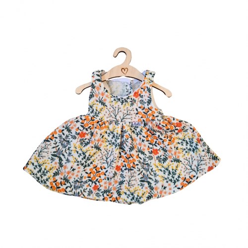 Hollie poppenjurk bloemenjurk katoen voor babypop 34 cm