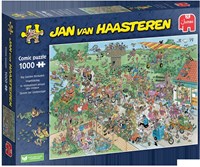 Jumbo legpuzzel Big Garden Birdwatch Jan van Haasteren 1000 stukjes-2