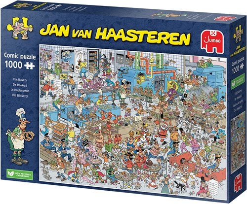 Jumbo Jan van Haasteren puzzel - De Bakkerij - 1000 stukjes cartoon-2