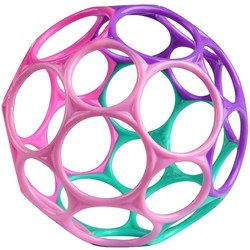 Oball klassiek baby speelgoed bal roze - 10cm easy grip