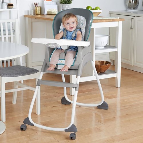 Ingenuity kinderstoel 3-in-1 Trio hoge stoel grijs baby peuterstoel-2