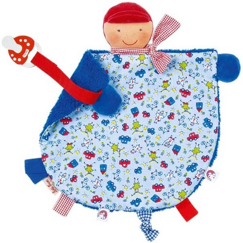 Käthe Kruse knuffeldoekje jongen baby - multicolor katoen