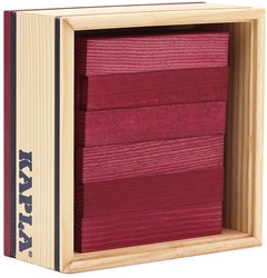 Kapla bouwset - houten planken violet - 40 stuks - creatief speelgoed