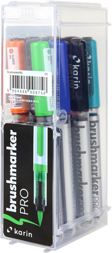 Karin Karin Brushmarker Pro Set Basis 12 stuks