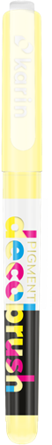 Karin Karin Deco Brushmarker Pigment 100U Pastel Yellow