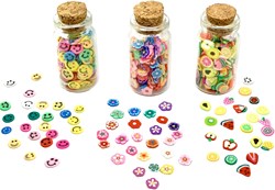 Hobby & Crafting Fun katsuki confetti mix 3x5 gr smileys bloemen fruit