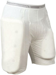 Kookaburra beschermende sportshorts met padding - wit - jeugd cricket
