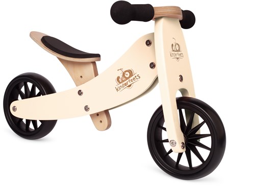 Kinderfeets 2-in-1 houten loopfiets & driewieler vanaf 1 jaar Tiny Tot - Cream-2