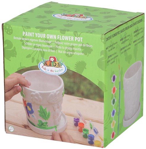 Esschert Design creatieve bloempot schilderen DIY set voor kinderen