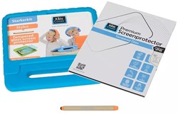 KidsCover iPad 10.9 kinderhoes zwart set - kidsproof hoes met stylus & screenprotector