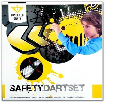 Angel Toys dartbord voor kinderen - Veilig kinderspeelgoed dartset 40 cm