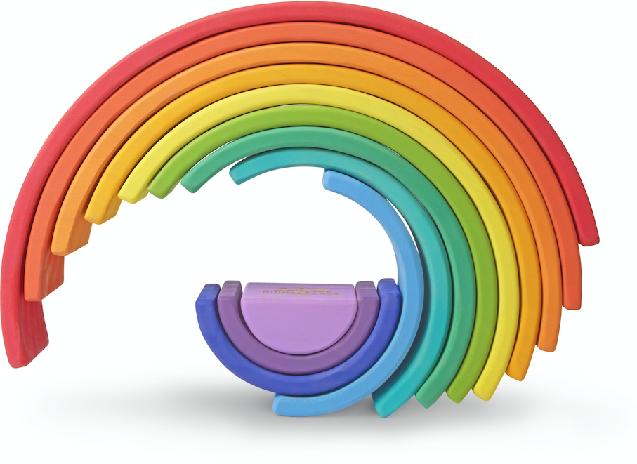 Kinderfeets speelgoed regenboog groot - kopen?