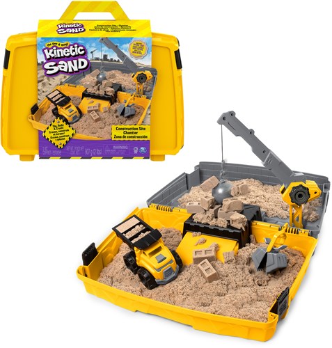 Spin Master Kinetic Sand bouwplaats speelzand set 907g sensorisch speelgoed-3