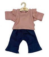 Hollie poppenkleding jeans set - stijlvolle outfit voor poppen