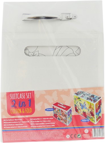 Wins Holland Wins Kleur je eigen 2-in-1 koffer Vlinder