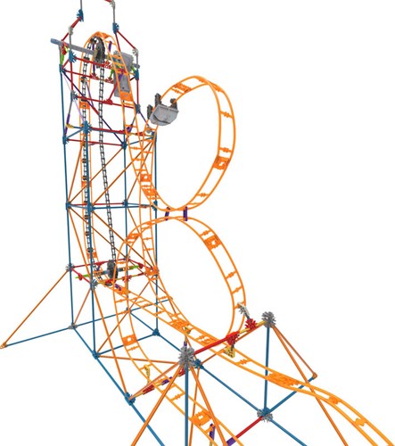 K'nex achtbaan bouwset - Amazin 8 rollercoaster STEM speelgoed-3