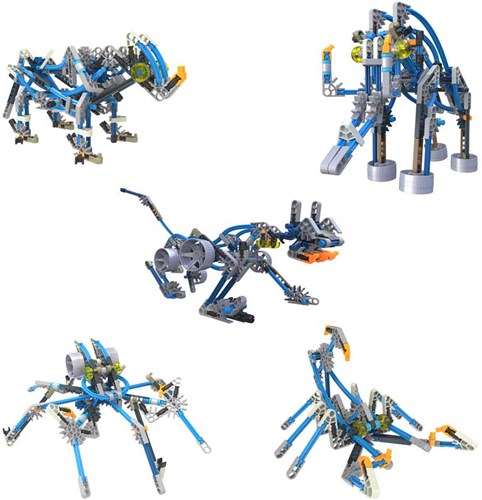 K'nex bouwset Cyborg Creatures - 15 modellen - 196 stuks - STEM speelgoed-3