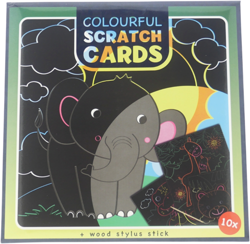 Wins Holland Wins Krasfolie Set 20x20 cm Wilde Dieren