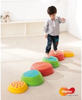 Eduplay balans speelgoed Rainbow Riverstones - kleurrijke stapstenen set