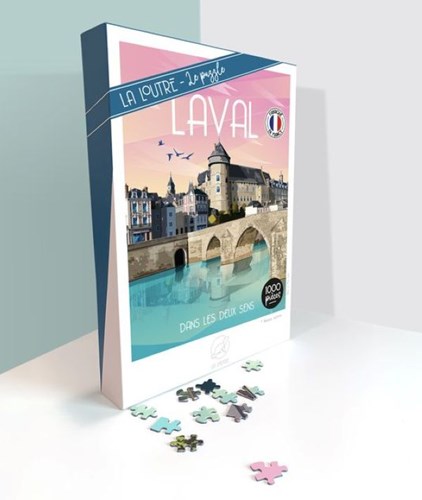 La Loutre puzzel - 1000 stukjes - Laval Dans les Deux Sens puzzel-2