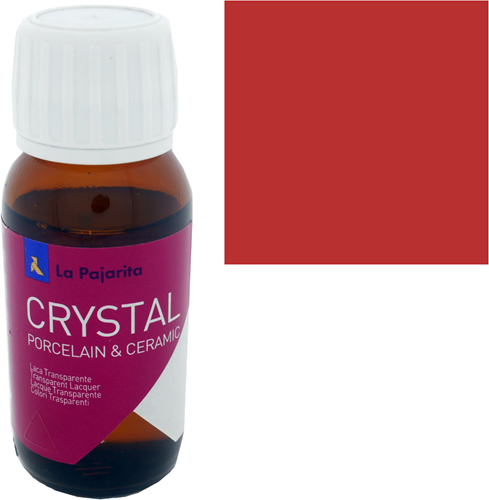 La Pajarita La Pajarita Crystal Glass Color Rood 50ml