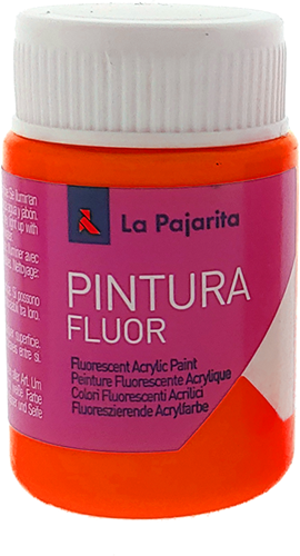 La Pajarita La Pajarita Fluor Acrylverf Oranje 35 ml