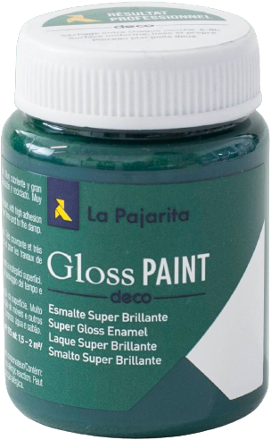 La Pajarita La Pajarita Glans Verf 75ml Donkergroen