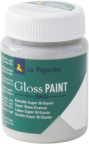 La Pajarita La Pajarita Glans Verf 75ml Grijs