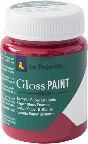 La Pajarita La Pajarita Glans Verf 75ml Keizers Rood