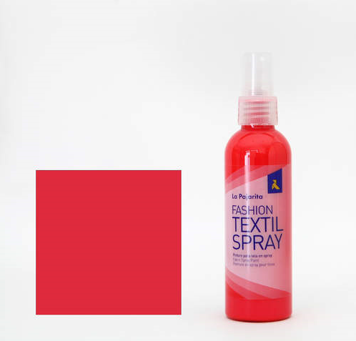 La Pajarita La Pajarita Textielspray 100ml Kersen Rood