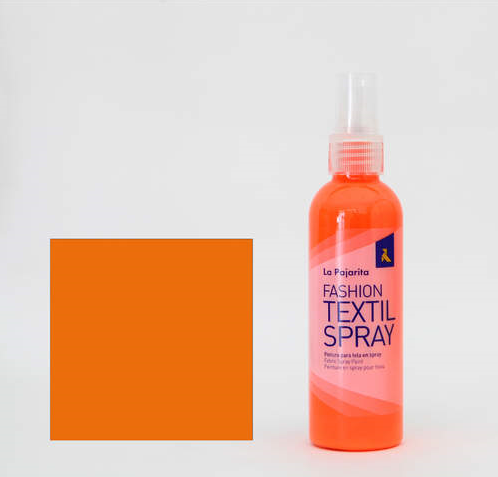 La Pajarita La Pajarita Textielspray 100ml Neon Oranje