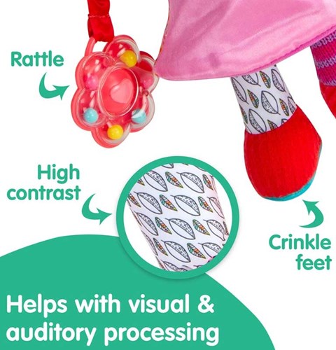Lamaze pop Olivia - educatief speelgoed voor peuters en kleuters-3