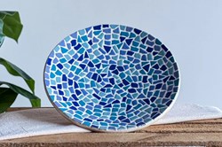 Little Creations mozaïek schaal blauw DIY knutselpakket creatief